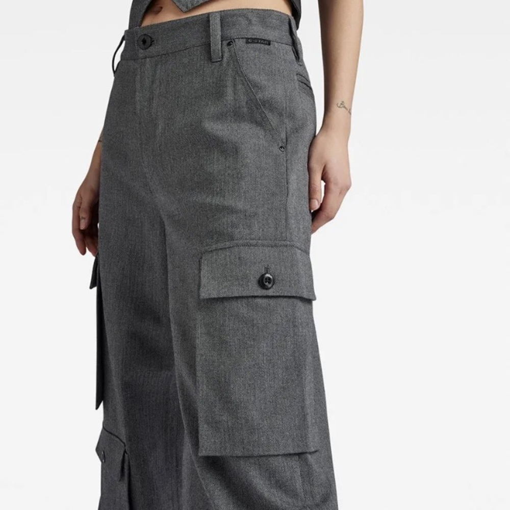 G-Star Herringbone Cargo Pants - Picture 3 of 13